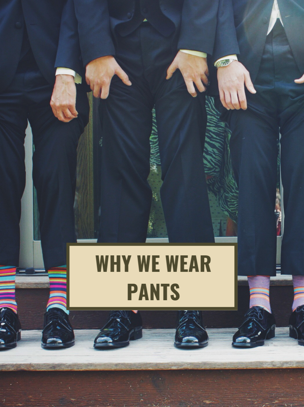 Why do we all wear pants? An answer from evolutionary theory